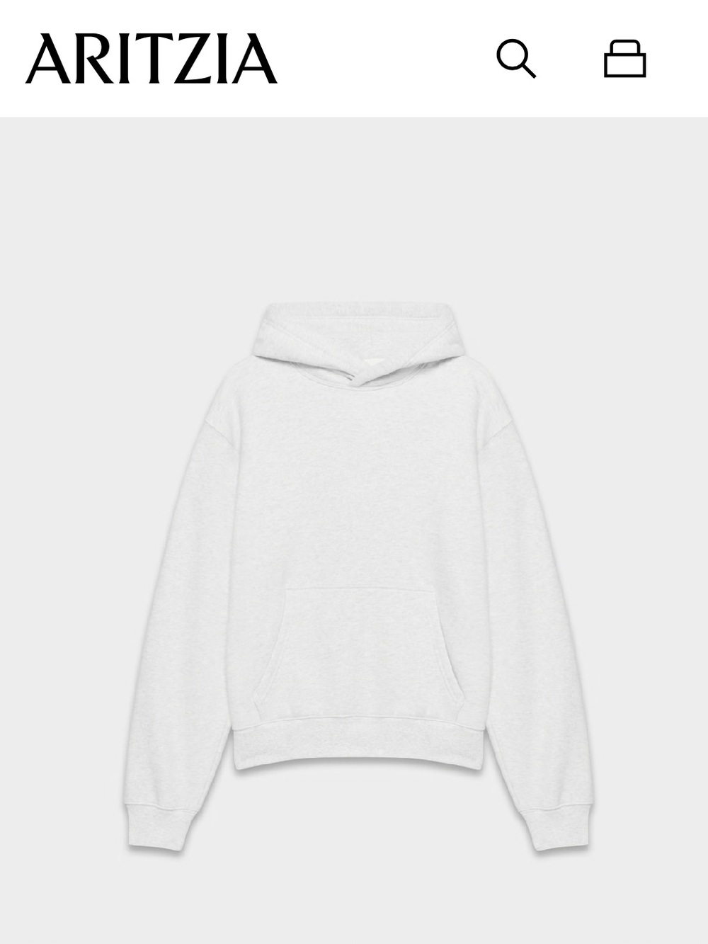 Aritzia sweat fleece hoodie xs